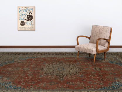 Vintage Rugs by Piginda: Timeless Beauty for Your Home,9'2" x 12'6"