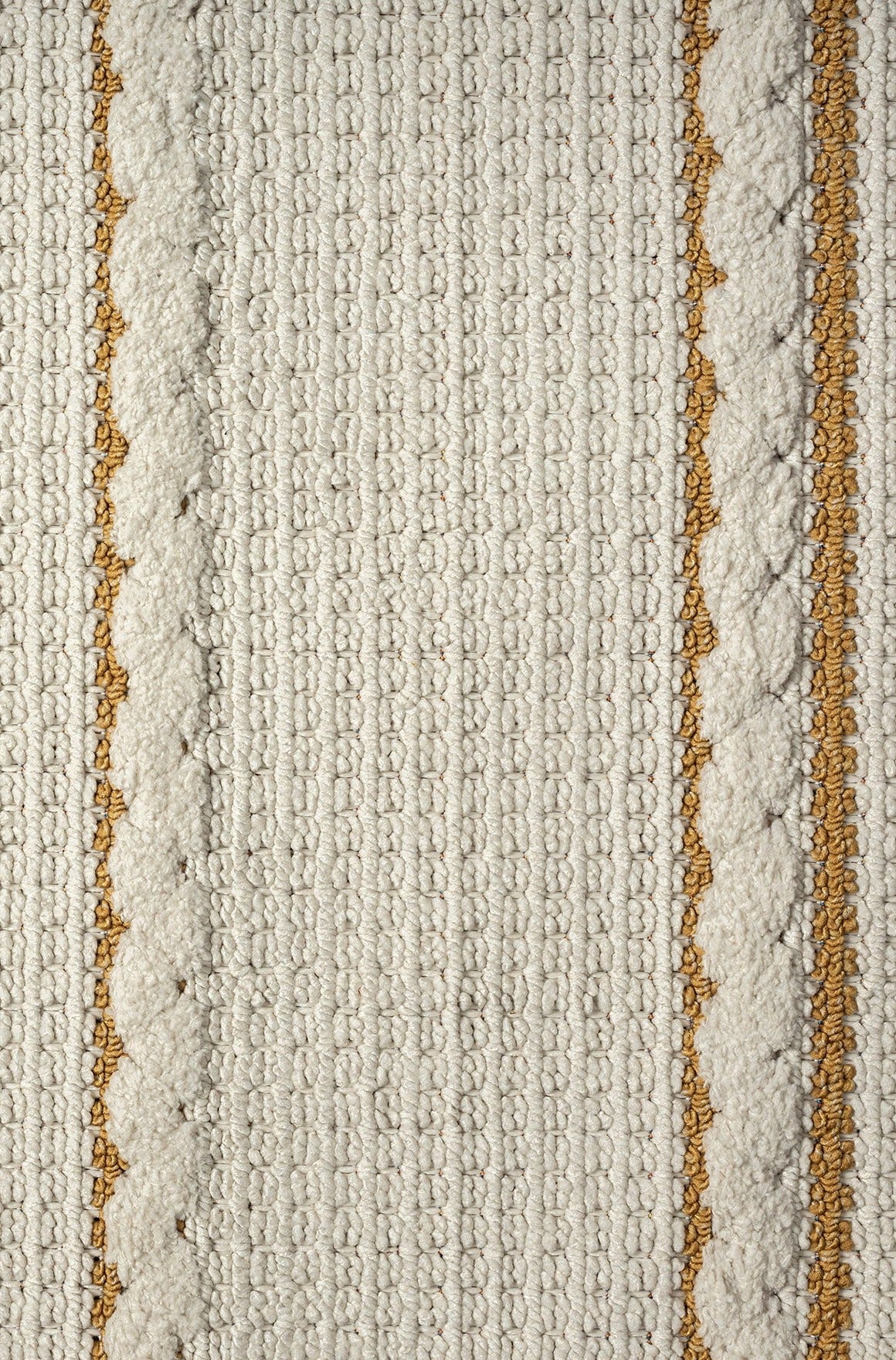 Chur Cream Striped, Cotton Rug