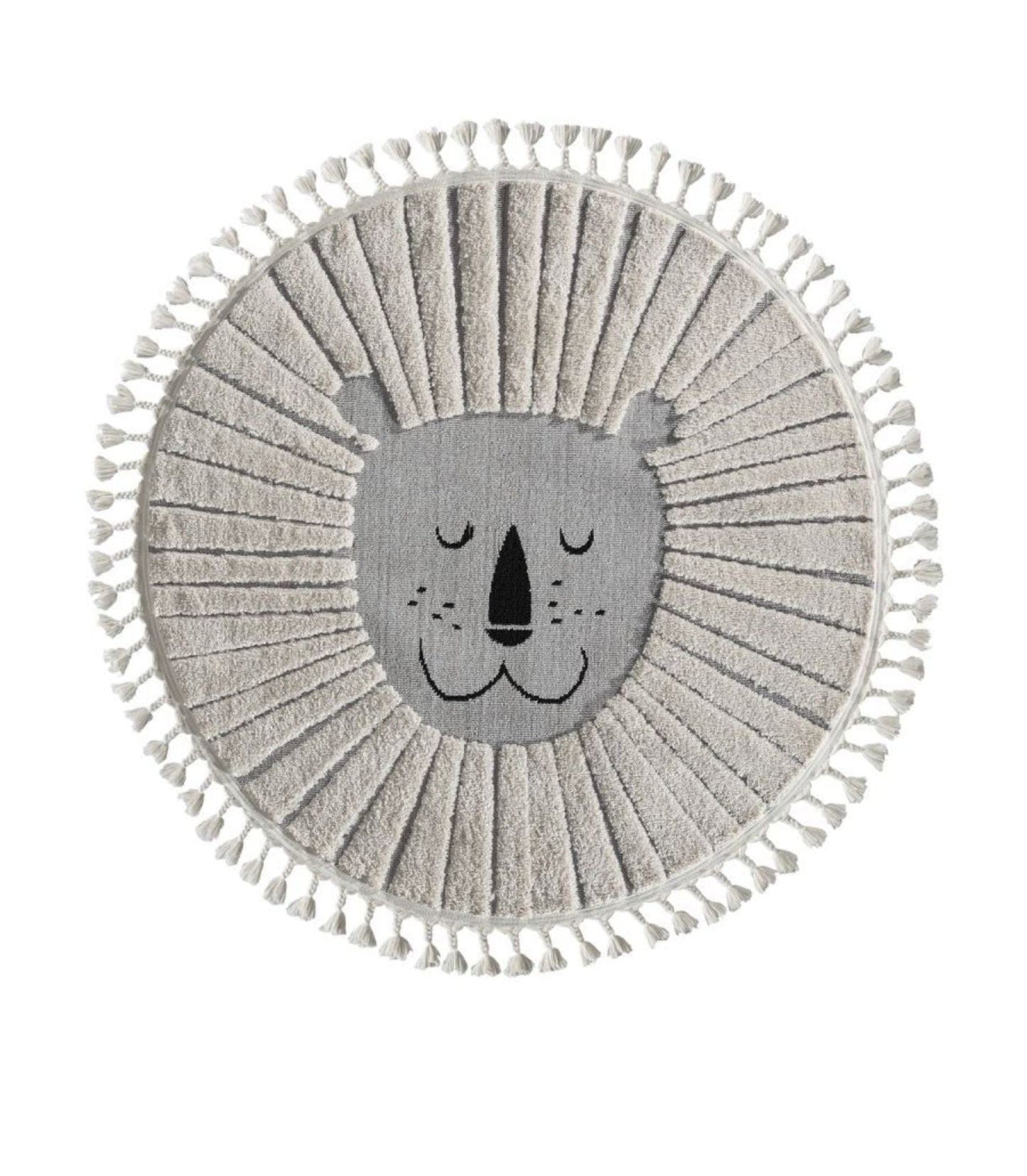 Simba Grey Kid, Polyester Rug