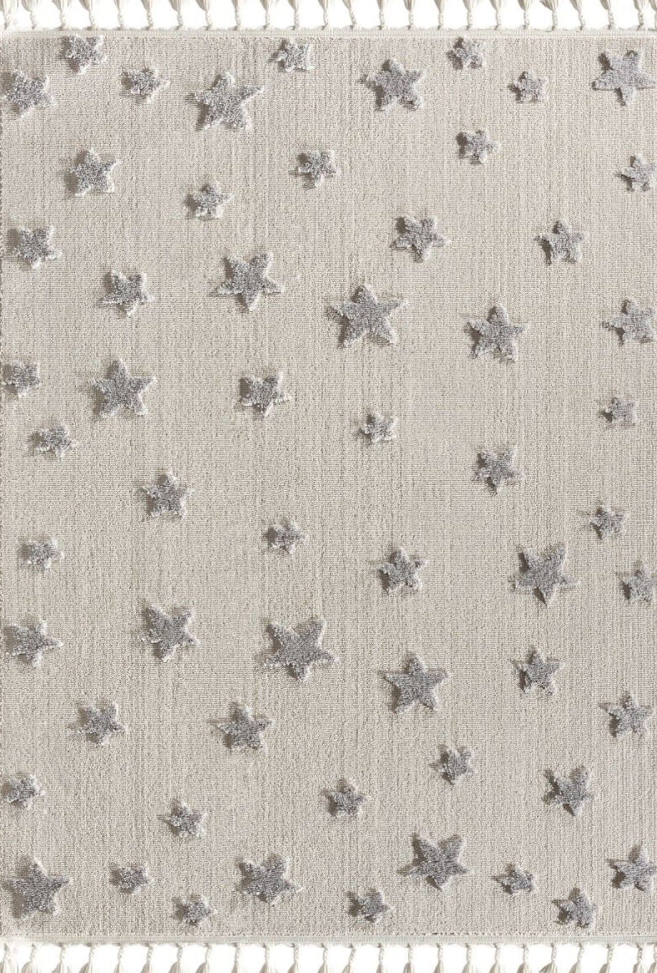 Starry Grey Kid, Polyester Rug