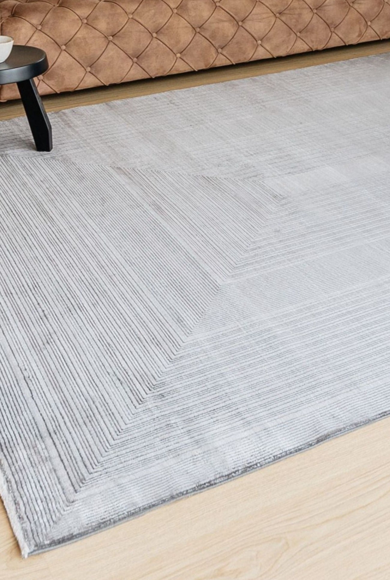 Charcoal Anthracite, Modern Area Rug