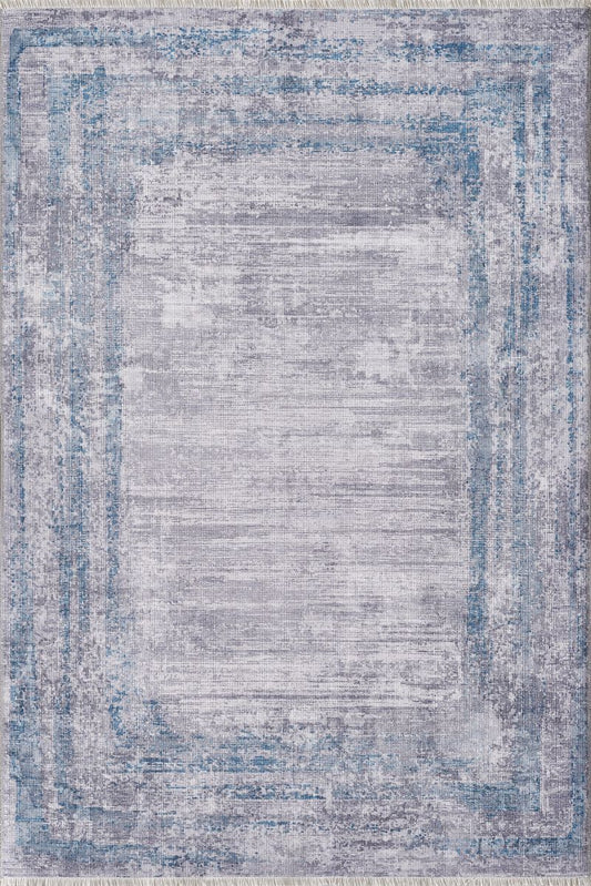 Ethnic Patterned LB, Non-Slip Base, Washable, Stain-Resistant Rug
